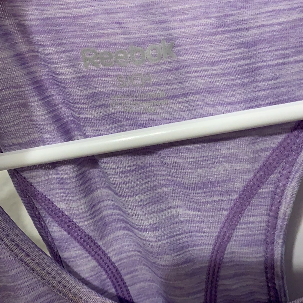 Purple Reebok Racerback Tank Top - Picture 3 of 3